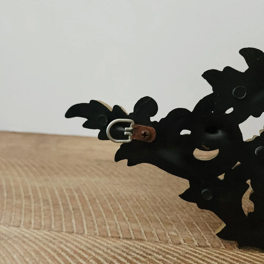 Vintage Gold Ornate Wall Sconce, Syroco Candleholder